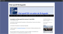 Desktop Screenshot of clubsportifst-augustin.org